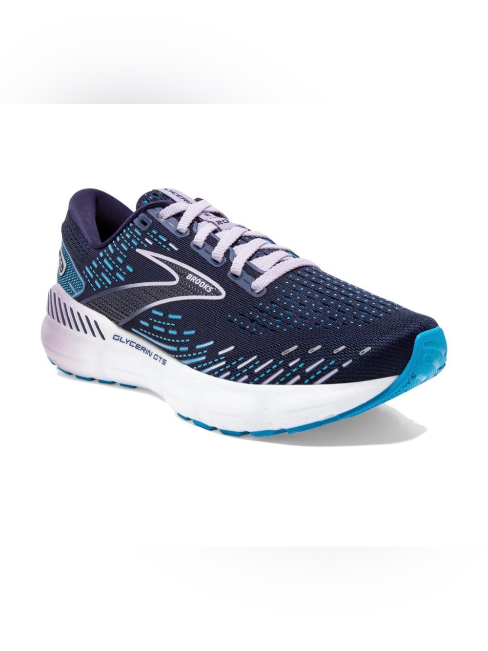 Brooks Glycerin 20 Womens Running Shoes Blue Athletic Sneakers Size 9